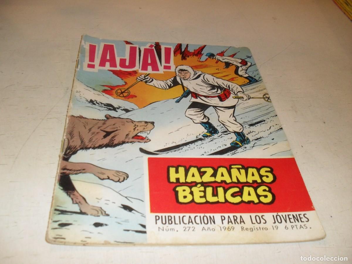 Tebeos: GORILA N&ordm; 272,DE 328,AJA&iexcl;&iexcl;,EN CONTRAPORTADA HISTORIA DE LA II GUERRA.TORAY,1965