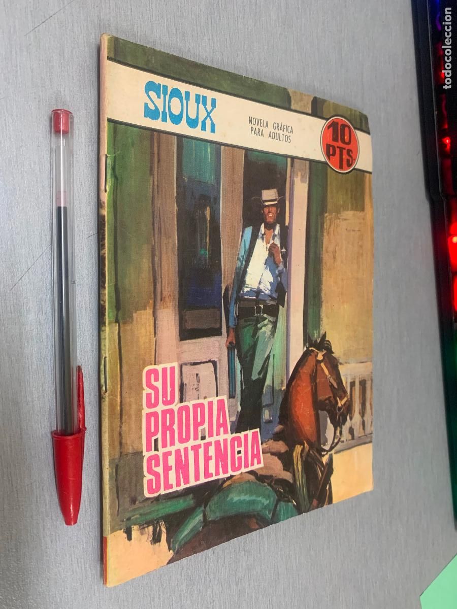 Tebeos: SIOUX N&ordm; 92: SU PROPIA SENTENCIA / NOVELA GR&Aacute;FICA PARA ADULTOS - TORAY