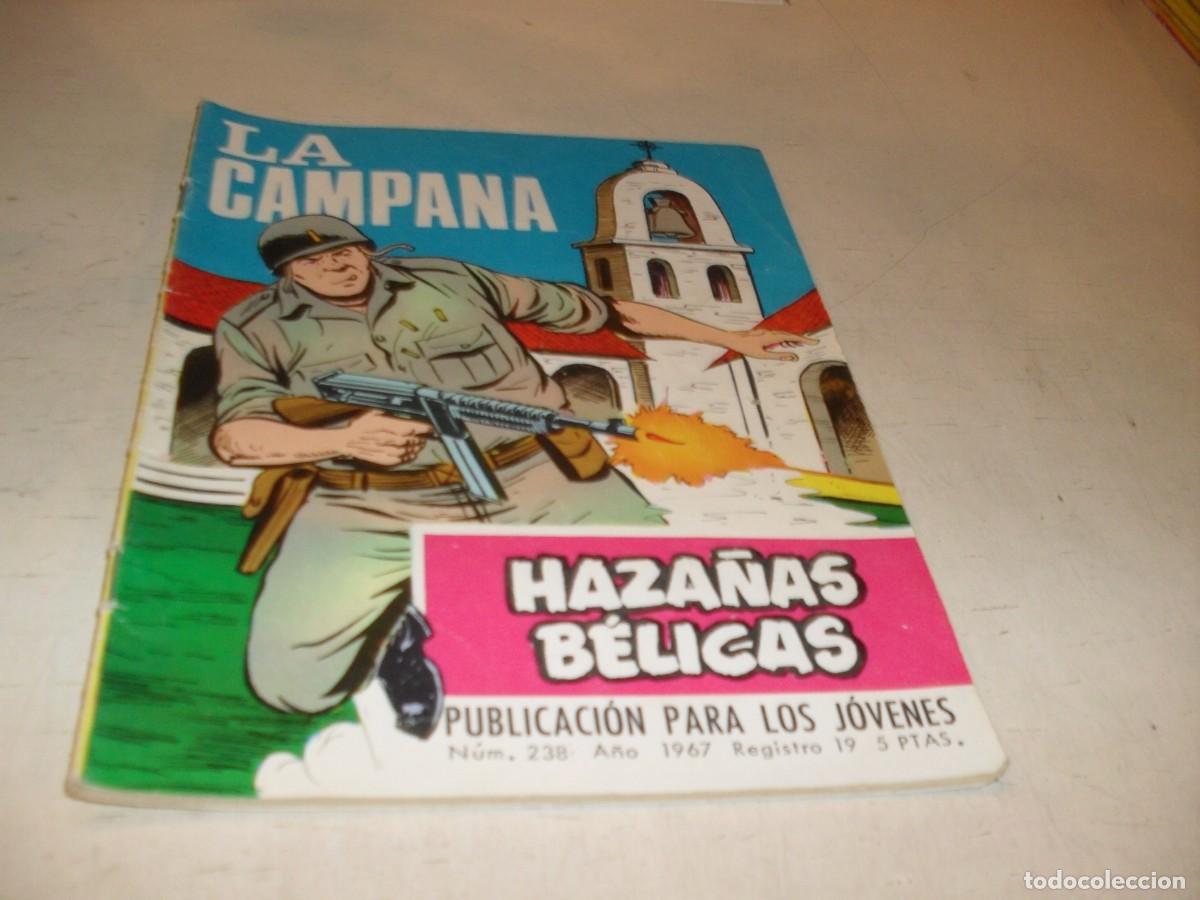 Tebeos: GORILA N&ordm; 238,LA CAMPANA,EN CONTRAPORTADA HISTORIA DE LA II GUERRA.TORAY,1965