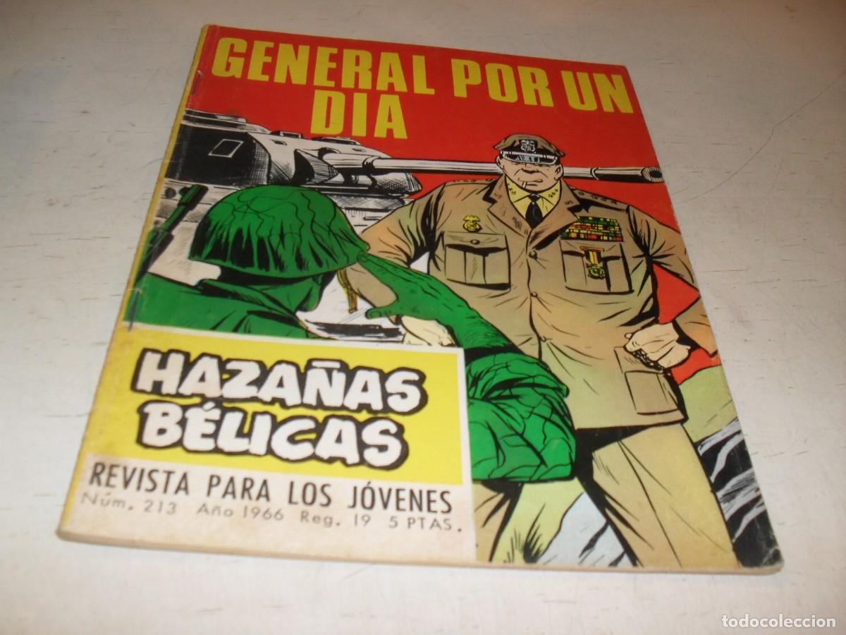 Tebeos: GORILA N&ordm; 213,GENERAL POR UN DIA,EN CONTRAPORTADA HISTORIA DE LA II GUERRA.TORAY,1965