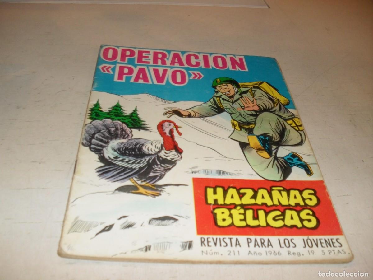 Tebeos: GORILA N&ordm; 211,OPERACION PAVO,EN CONTRAPORTADA HISTORIA DE LA II GUERRA.TORAY,1965