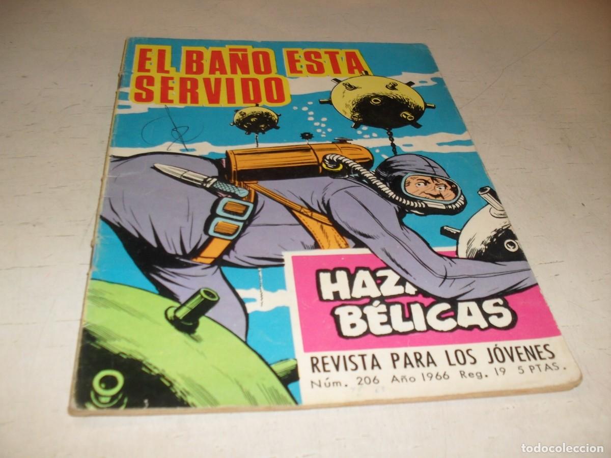 Tebeos: GORILA N&ordm; 206,EL BA&Ntilde;O ESTA SERVIDO,EN CONTRAPORTADA HISTORIA DE LA II GUERRA.TORAY,1965