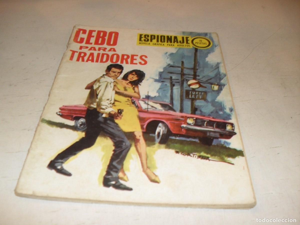 Tebeos: ESPIONAJE N&ordm; 69,CEBO PARA TRAIDORES,DE VICENTE FARRES.TORAY,1965