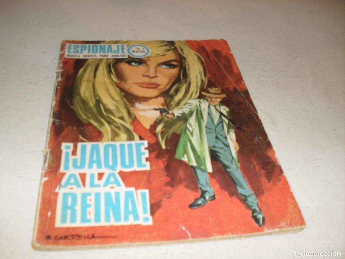 Tebeos: ESPIONAJE N&ordm; 63,JAQUE A LA REINA,DE VICENTE FARRES,DE 72.TORAY,1965