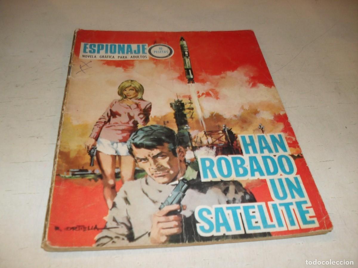 Tebeos: ESPIONAJE N&ordm; 58,HAN ROBADO UN SATELITE,DE RAFAEL CORTIELLA,DE 72.TORAY,1965