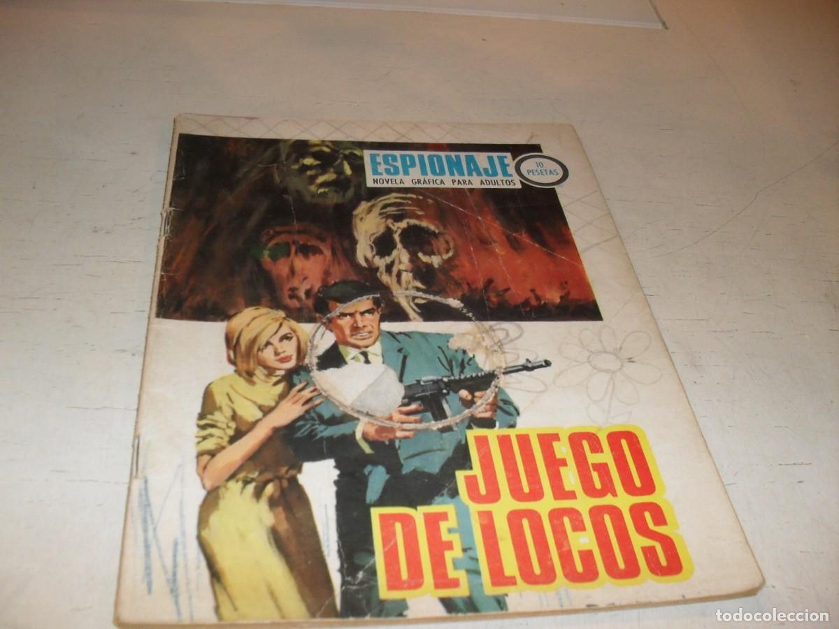 Tebeos: ESPIONAJE N&ordm; 57,JUEGO DE LOCOS,DE JOSE GUAL,DE 72.TORAY,1965
