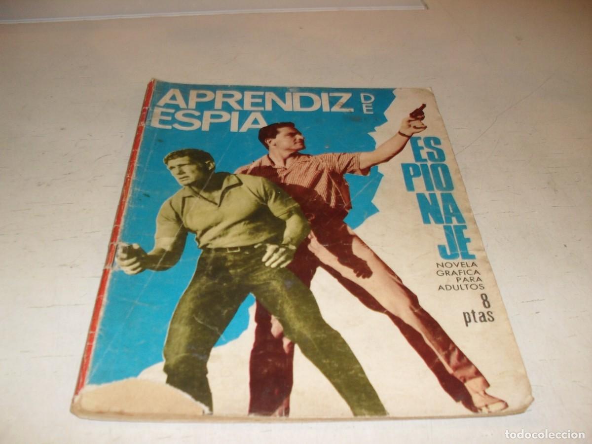 Tebeos: ESPIONAJE N&ordm; 52,APRENDIZ DE ESPIA,DE VICENTE FARRES,DE 72.TORAY,1965
