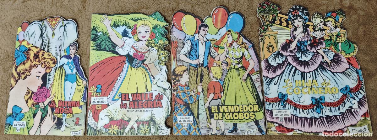 Tebeos: COLECCION MIS CUENTOS n&ordm; 247, 262, 269 y 271 (Toray 1957/58) 4 tebeos troquelados.