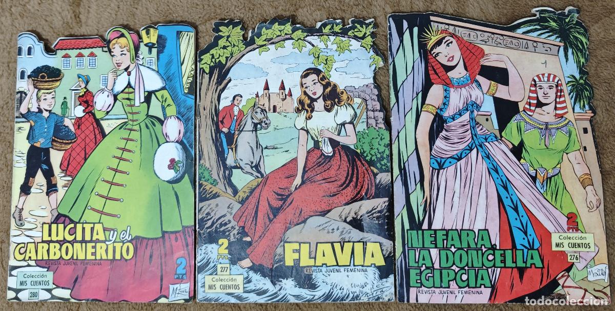 Tebeos: COLECCION MIS CUENTOS n&ordm; 276, 277 y 280 (Toray 1958) 3 tebeos troquelados.