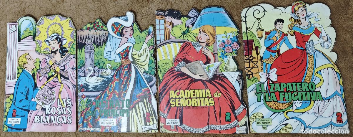 Tebeos: COLECCION MIS CUENTOS n&ordm; 281, 283, 284 y 288 (Toray 1958) 4 tebeos troquelados.