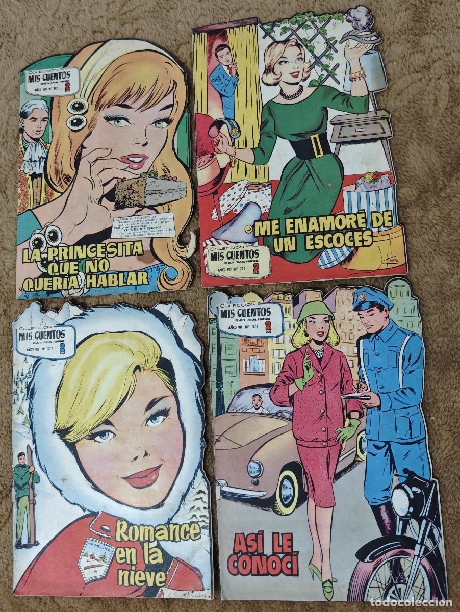 Tebeos: COLECCION MIS CUENTOS n&ordm; 371, 372, 379 y 390 (Toray 1960) 4 tebeos troquelados.