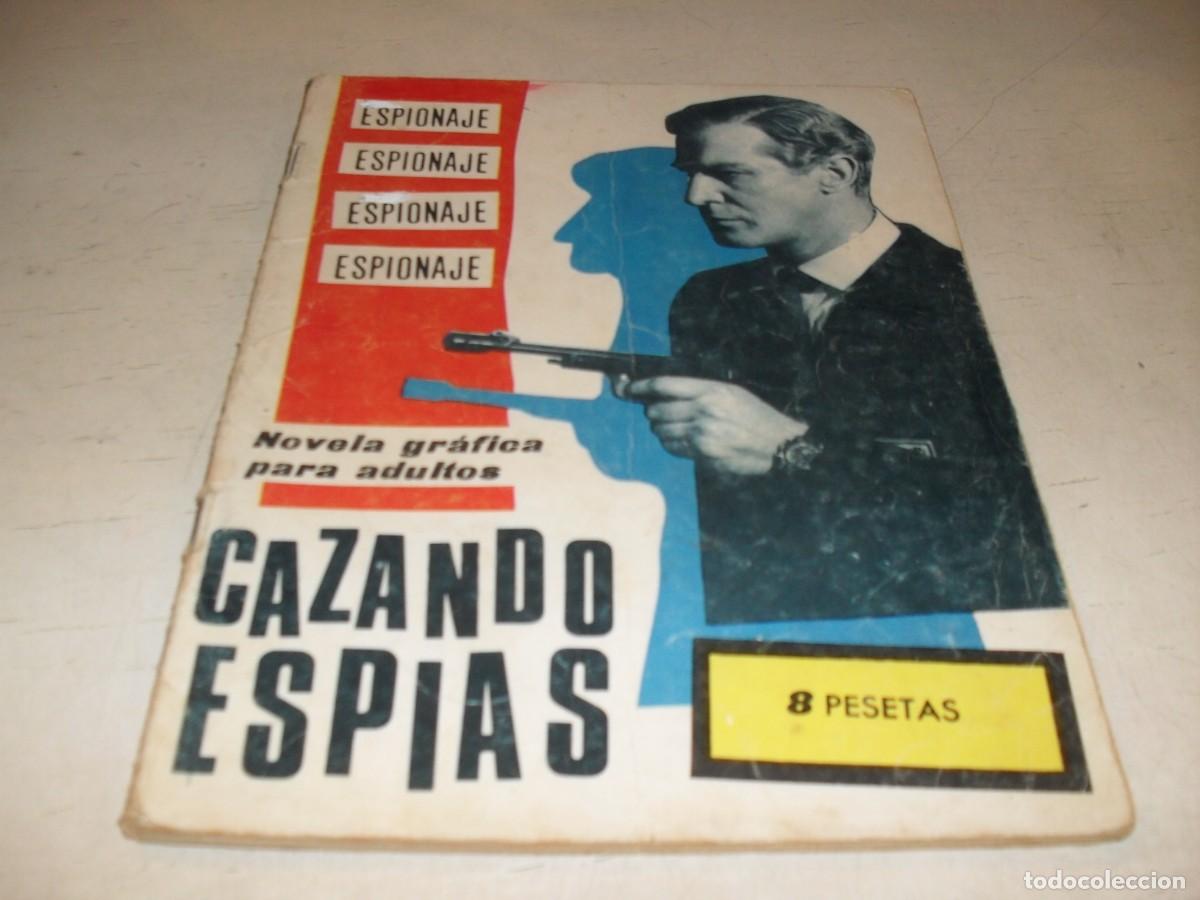 Tebeos: ESPIONAJE N&ordm; 17,CAZANDO ESPIAS,CON MICHAEL CAINE EN PORTADA,DE 72.TORAY,1965