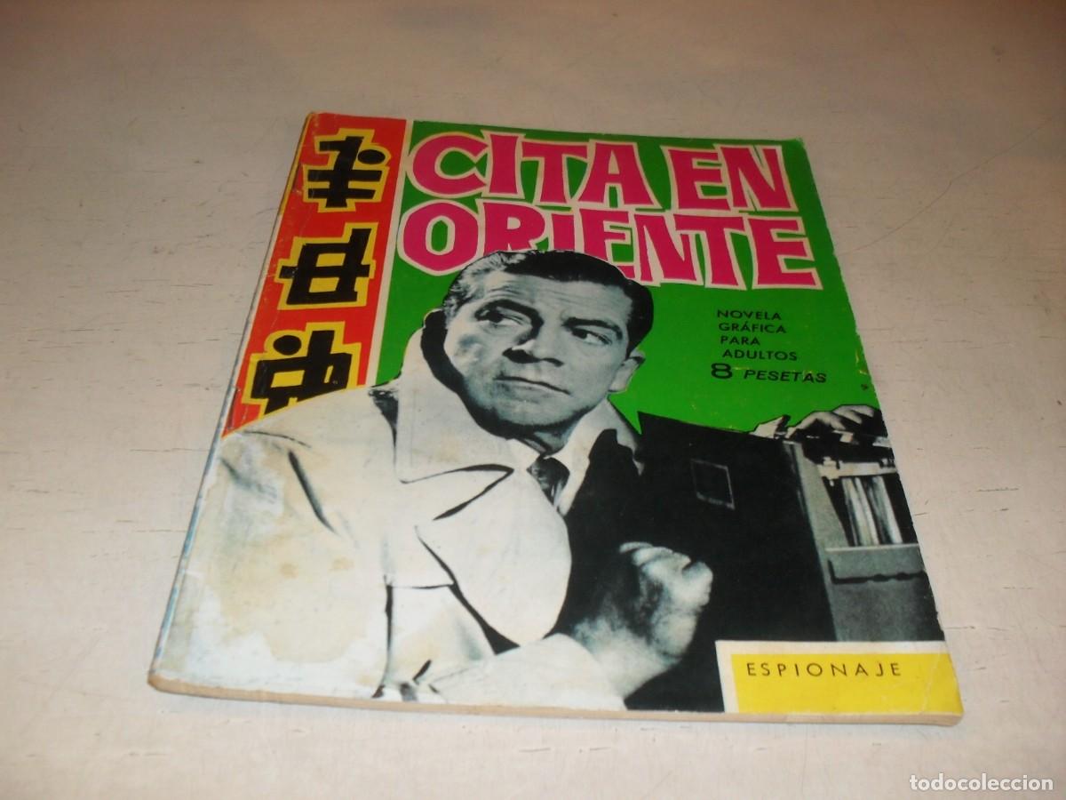 Tebeos: ESPIONAJE N&ordm; 8,CITA EN ORIENTE,DE CARRILLO,DE 72.TORAY,1965
