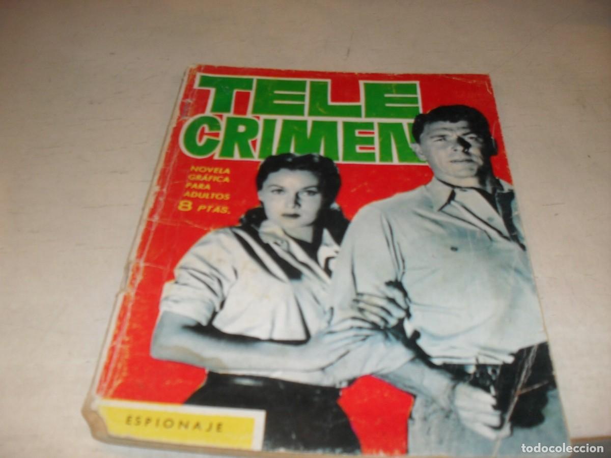 Tebeos: ESPIONAJE N&ordm; 7,TELE CRIMEN,CON RONALD REAGAN EN PORTADA,DE 72.TORAY,1965