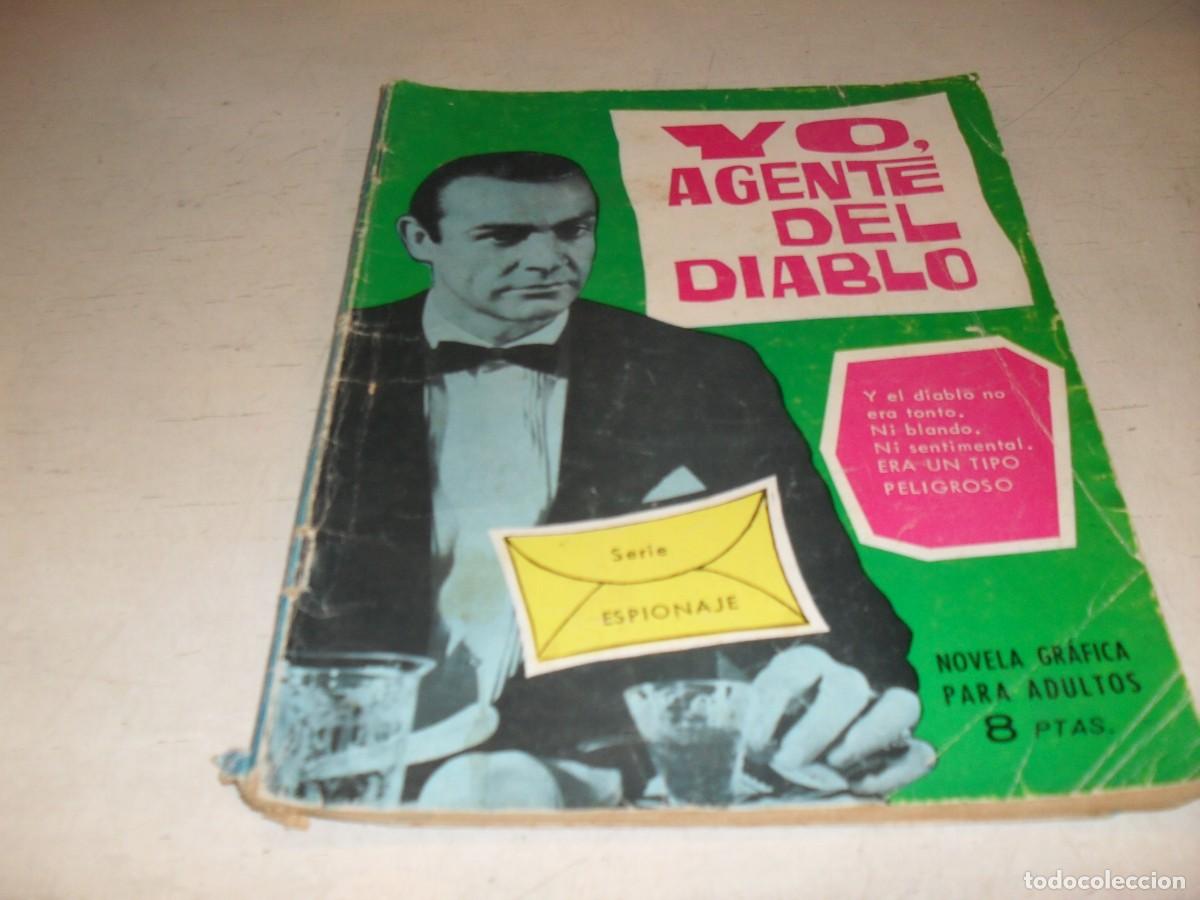 Tebeos: ESPIONAJE N&ordm; 4,PRIMEROS N&ordm;,YO,AGENTE DEL DIABLO,CON SEAN CONNERY EN PORTADA,DE 72.TORAY,1965