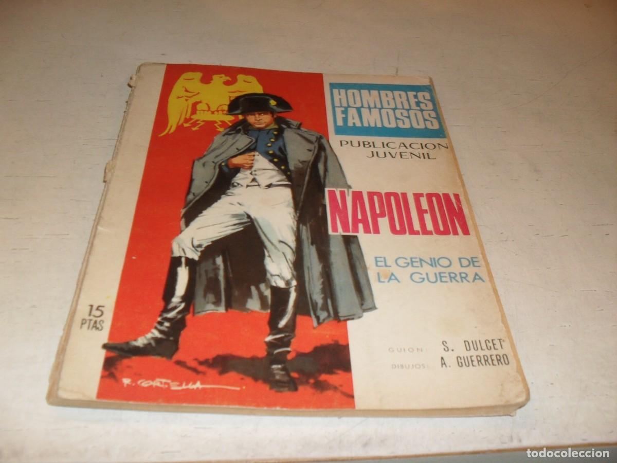 Tebeos: HOMBRES FAMOSOS N&ordm; 13.DE 20,NAPOLEON,EL GENIO DE LA GUERRA,DE GUERRERO.TORAY,1968