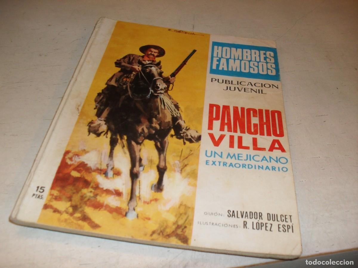 Tebeos: HOMBRES FAMOSOS N&ordm; 10.DE 20PANCHO VILLA,DE LOPEZ ESPI(VERTICE).TORAY,1968