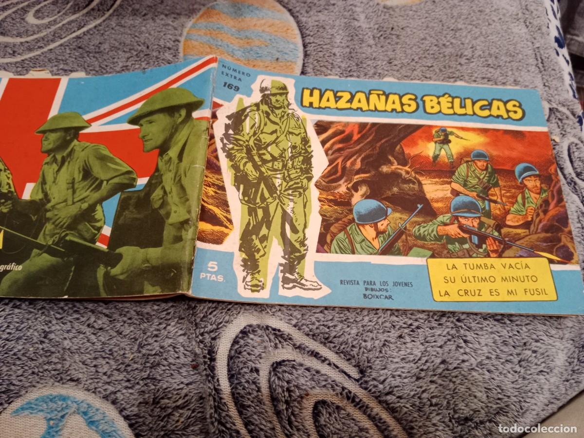 Tebeos: HAZA&Ntilde;AS B&Eacute;LICAS SERIE AZUL N&ordm;169. LA TUMBA VAC&Iacute;A-LA CRUZ ES MI FUSIL - EDICIONES TORAY 1963