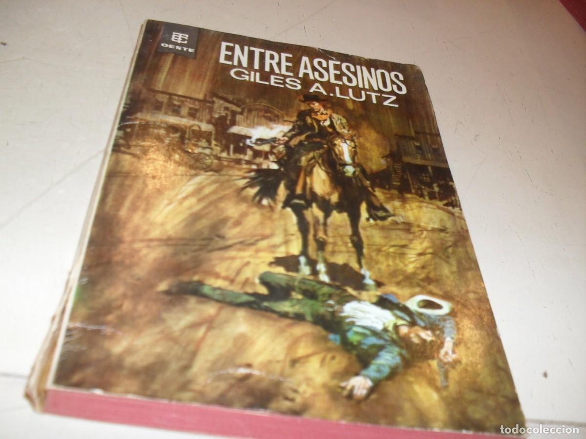 Tebeos: BEST SELLERS DEL OESTE N&ordm; 290,ENTRE ASESINOS,DE GILES A.LUTZ.TORAY,A&Ntilde;OS 60