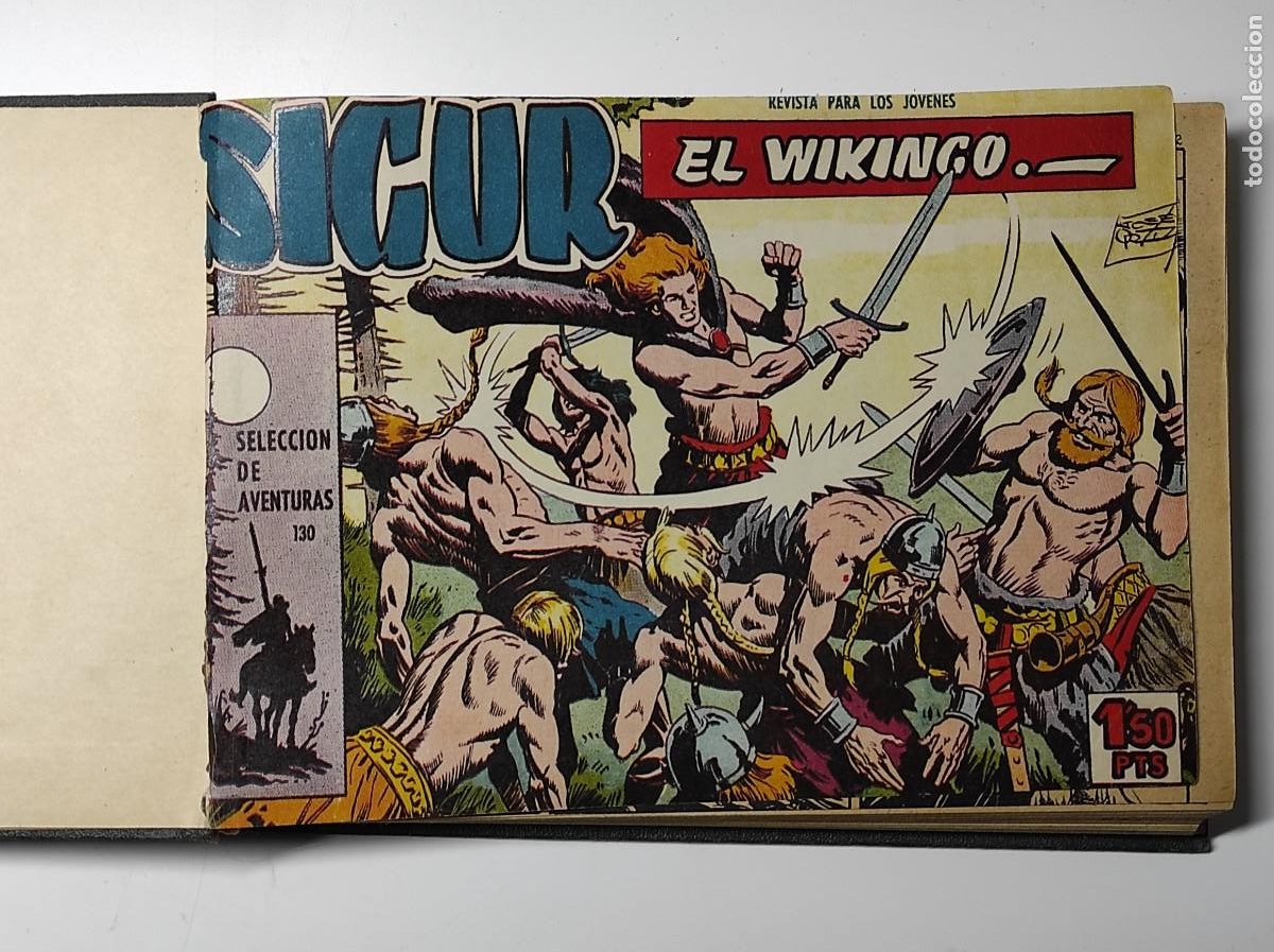 Tebeos: COLECCI&Oacute;N COMPLETA Y ORIGINAL DE SIGUR EL WIKINGO - 33 N&Uacute;MEROS EN UN TOMO - EDICIONES TORAY
