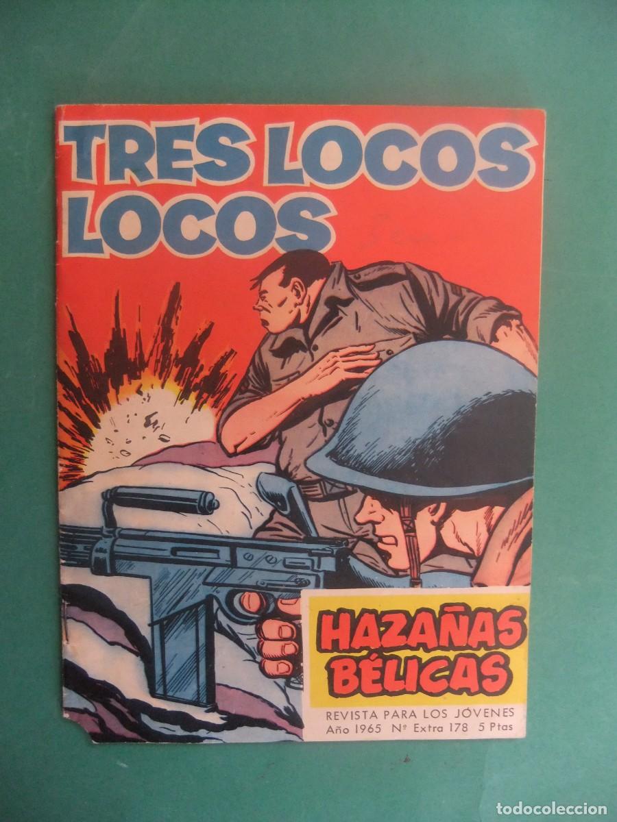 Tebeos: HAZA&Ntilde;AS BELICAS N&ordm; 178 EL SARGENTO GORILA TRES LOCOS MUY LOCOS TORAY
