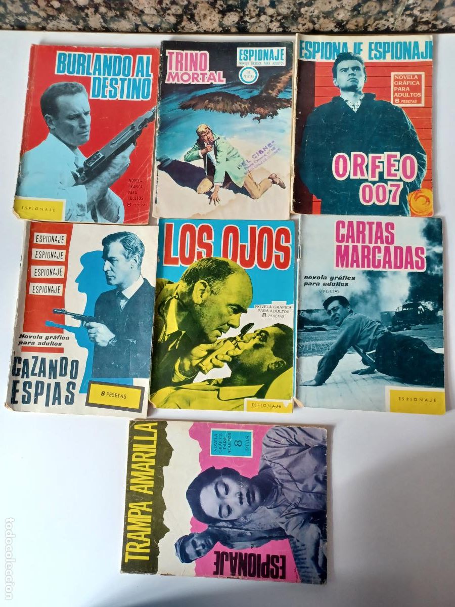 Tebeos: ESPIONAJE (TORAY) 5 , 13 , 15 , 17 , 38 , 44 , 71