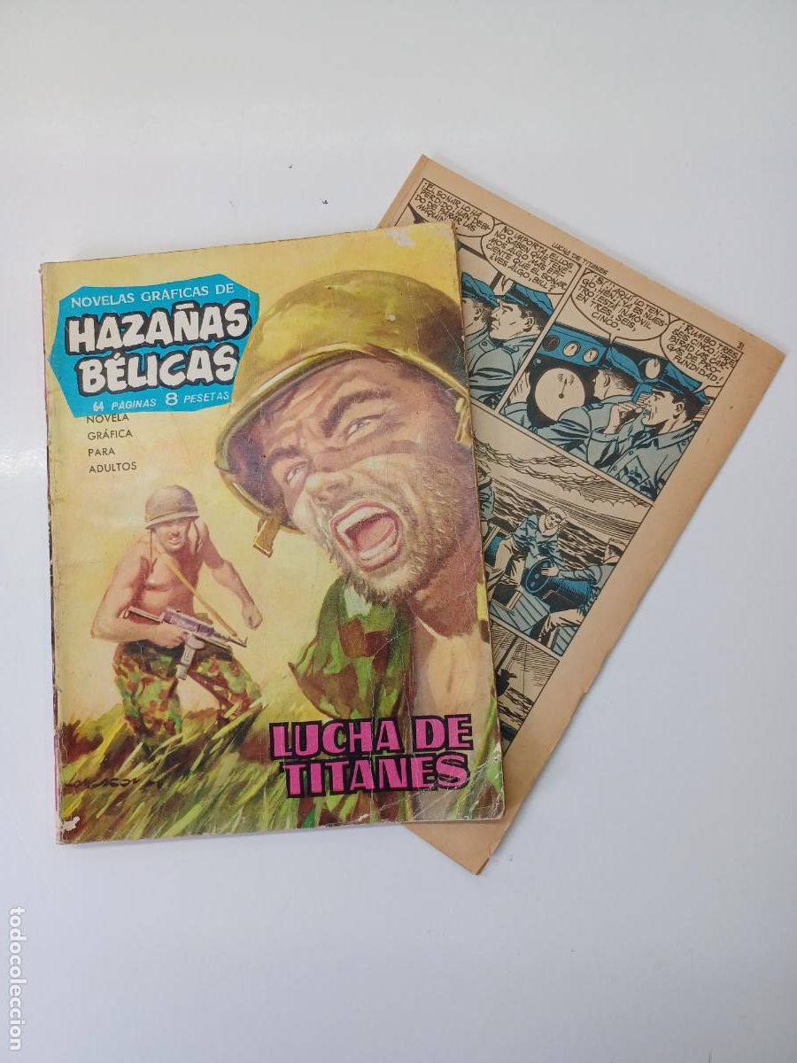 Tebeos: HAZA&Ntilde;AS B&Eacute;LICAS 18 - 108 EDITORIAL TORAY - Foto 3