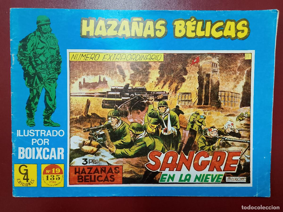 Tebeos: Boixcar: Haza&ntilde;as b&eacute;licas n&ordm; 19. Sangre en la nieve; Dos fantasmas