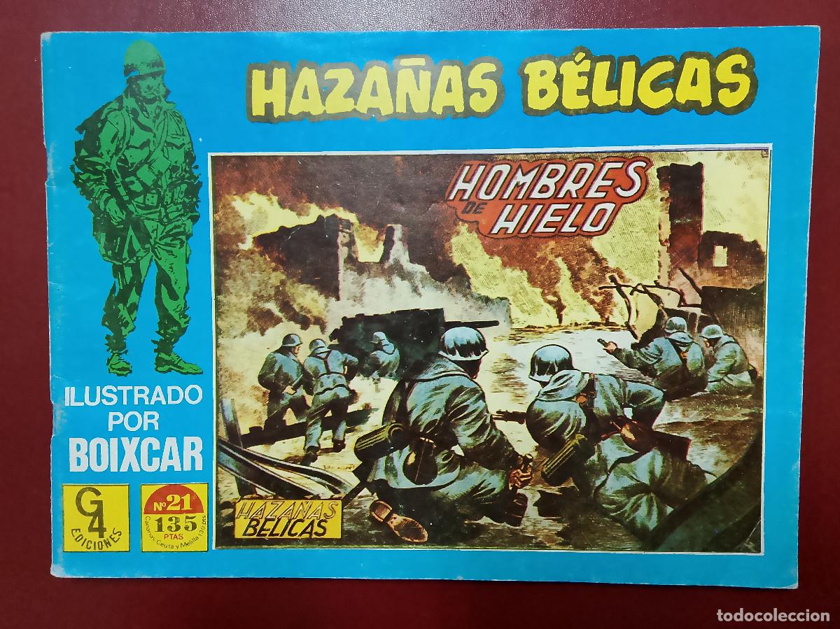 Tebeos: Boixcar: Haza&ntilde;as b&eacute;licas n&ordm; 21. Hombres de hielo; Ocurri&oacute; en Guadalcanal