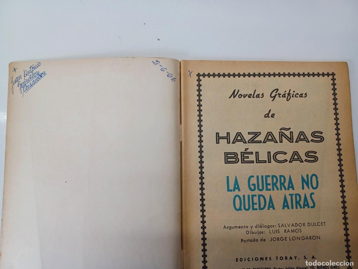 Tebeos: HAZA&Ntilde;AS B&Eacute;LICAS 18 - 108 EDITORIAL TORAY - Foto 4