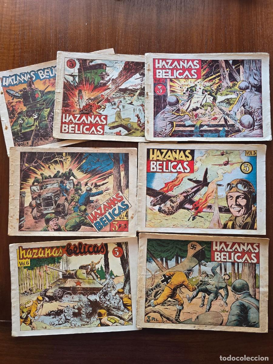 Tebeos: Album Haza&ntilde;as Belicas.Completa 7 Albumes.Toray (original de epoca)