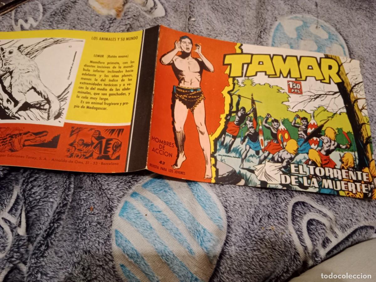Tebeos: TAMAR N&ordm; 43 EL TORRENTE DE LA MUERTE - EDICIONES TORAY 1962 - ORIGINAL