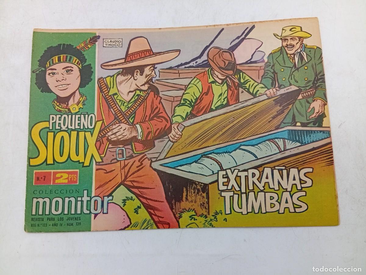 Comics: PEQUE&Ntilde;O SIOUX. EXTRA&Ntilde;AS TUMBAS. COLECCION MONITOR. 1962. ORIGINAL. VER FOTOS.