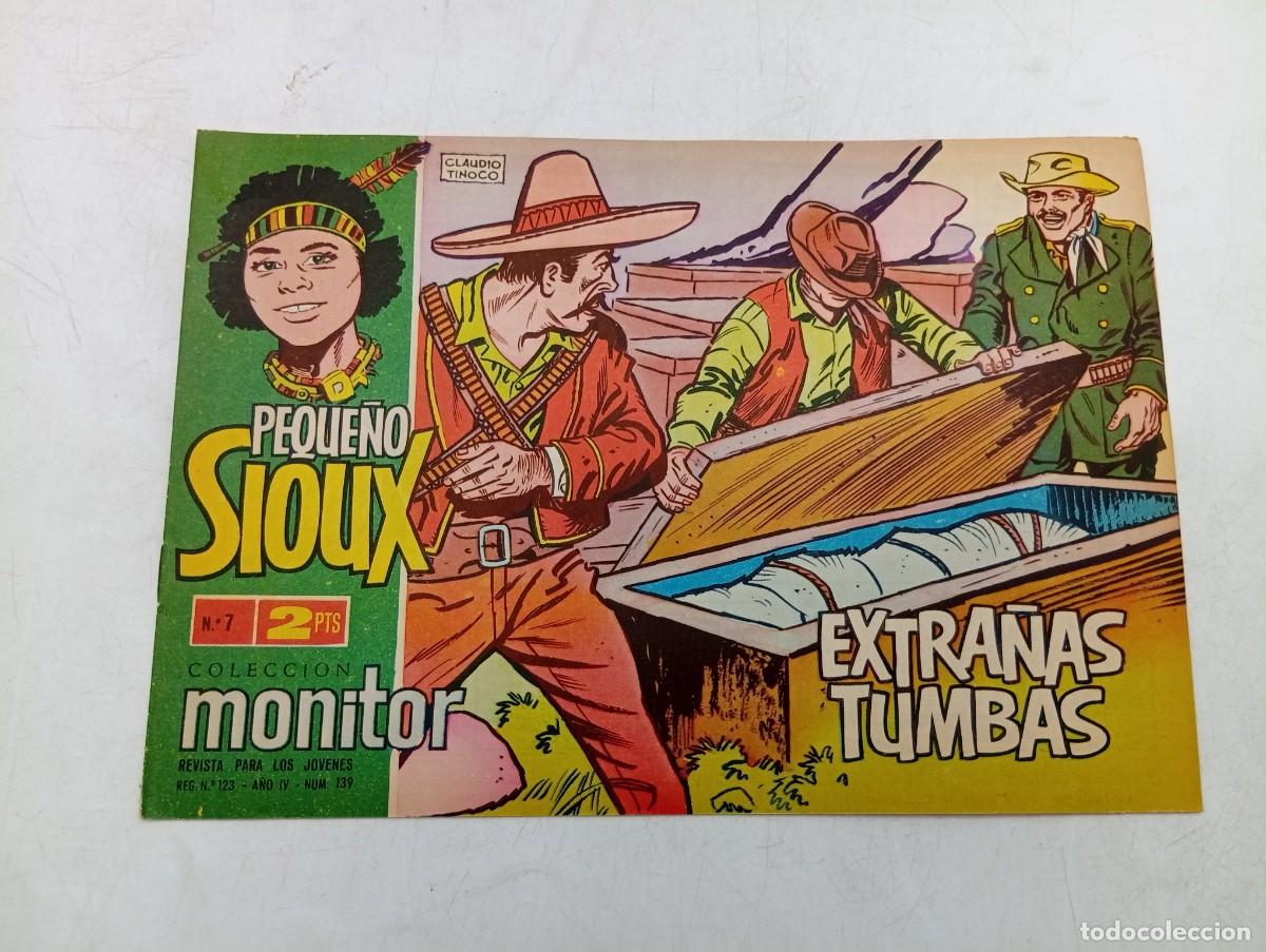 Comics: PEQUE&Ntilde;O SIOUX. EXTRA&Ntilde;AS TUMBAS. COLECCION MONITOR. 1962. ORIGINAL. VER FOTOS.
