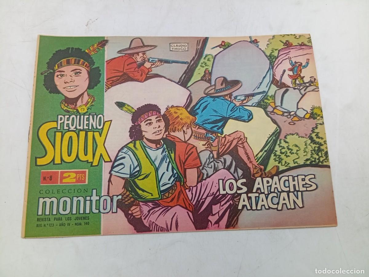Comics: PEQUE&Ntilde;O SIOUX. LOS APACHES ATACAN. COLECCION MONITOR. 1962. ORIGINAL. VER FOTOS.