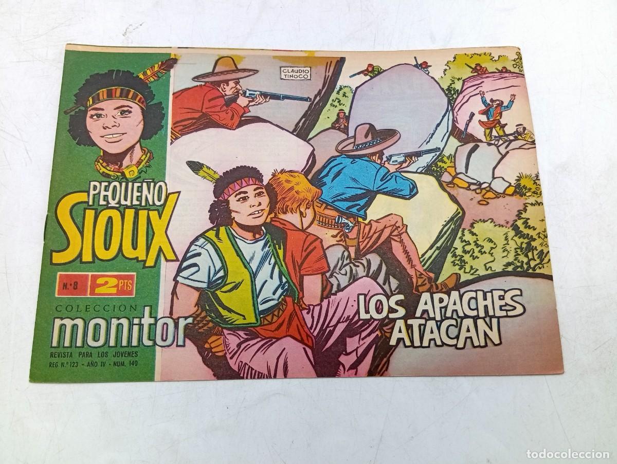 Comics: PEQUE&Ntilde;O SIOUX. LOS APACHES ATACAN. COLECCION MONITOR. 1962. ORIGINAL. VER FOTOS.