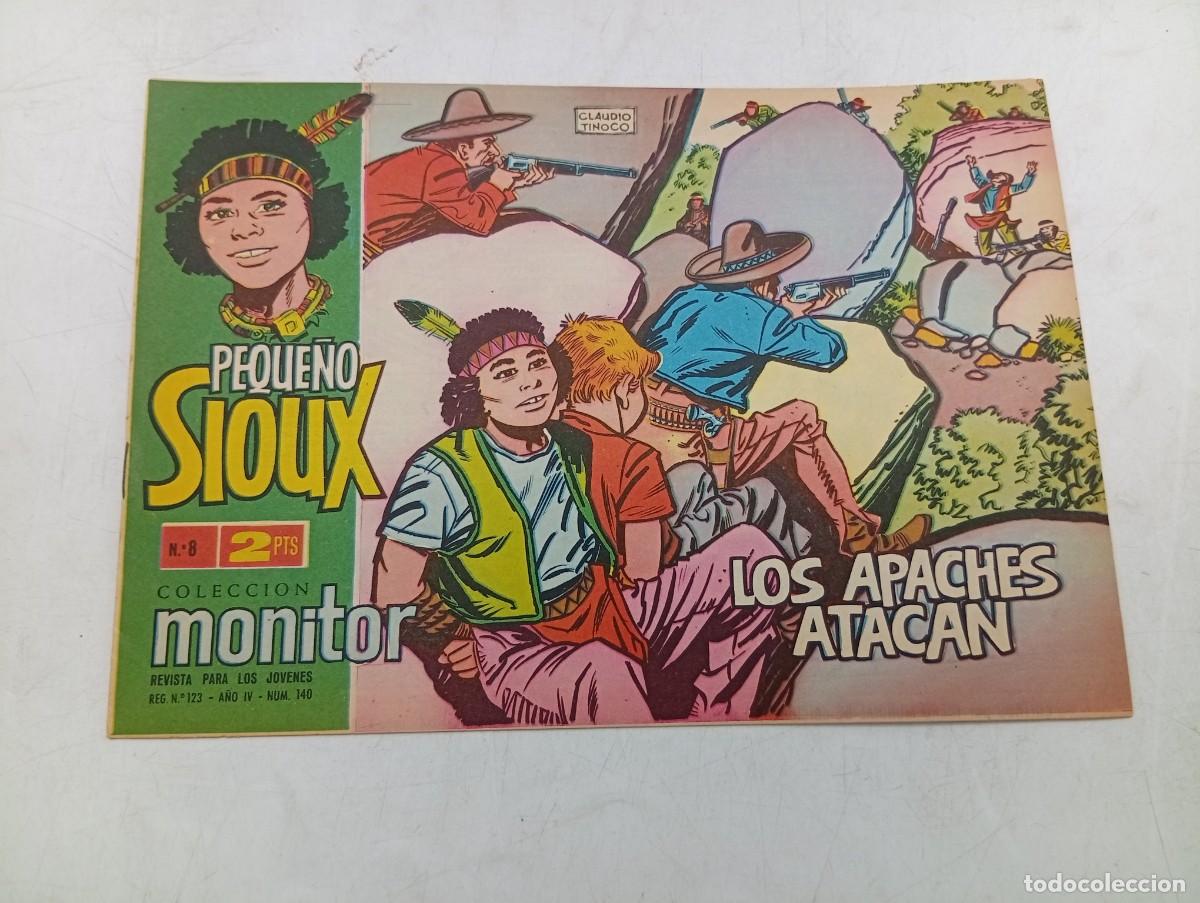 Tebeos: PEQUE&Ntilde;O SIOUX. LOS APACHES ATACAN. COLECCION MONITOR. 1962. ORIGINAL. VER FOTOS.