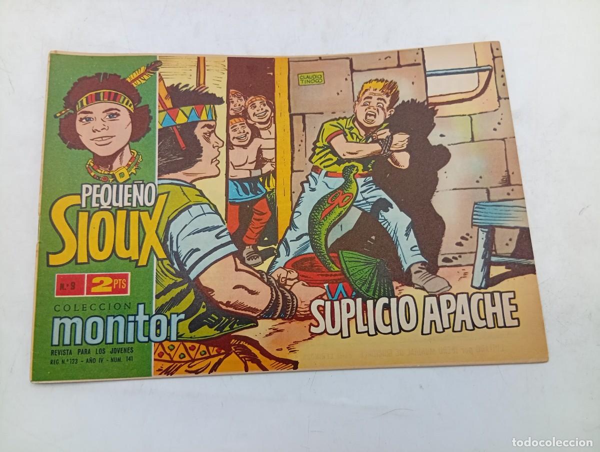 Tebeos: PEQUE&Ntilde;O SIOUX. SUPLICIO APACHE. COLECCION MONITOR. 1962. ORIGINAL. VER FOTOS.