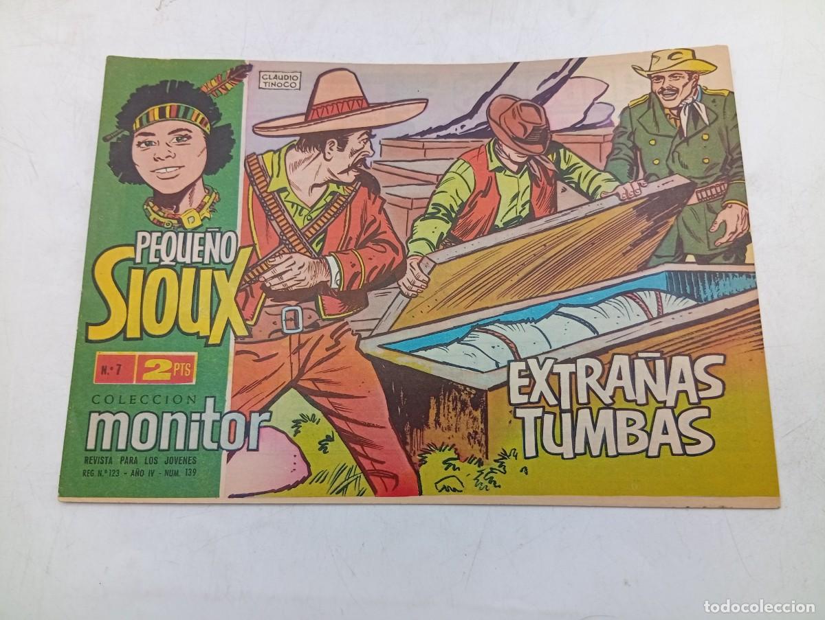 Tebeos: PEQUE&Ntilde;O SIOUX. EXTRA&Ntilde;AS TUMBAS. COLECCION MONITOR. 1962. ORIGINAL. VER FOTOS.