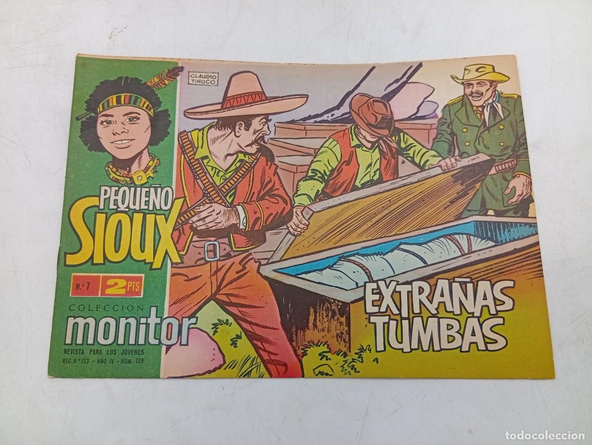 Tebeos: PEQUE&Ntilde;O SIOUX. EXTRA&Ntilde;AS TUMBAS. COLECCION MONITOR. 1962. ORIGINAL. VER FOTOS.