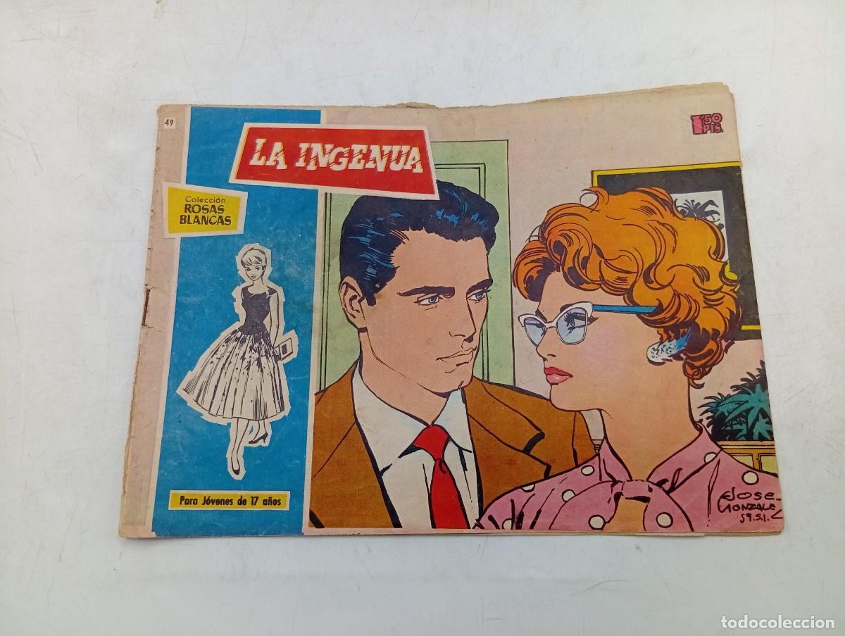 Tebeos: COLECCION ROSAS BLANCAS. LA INGENUA. EDICIONES TORAY. ORIGINAL. VER FOTOS.