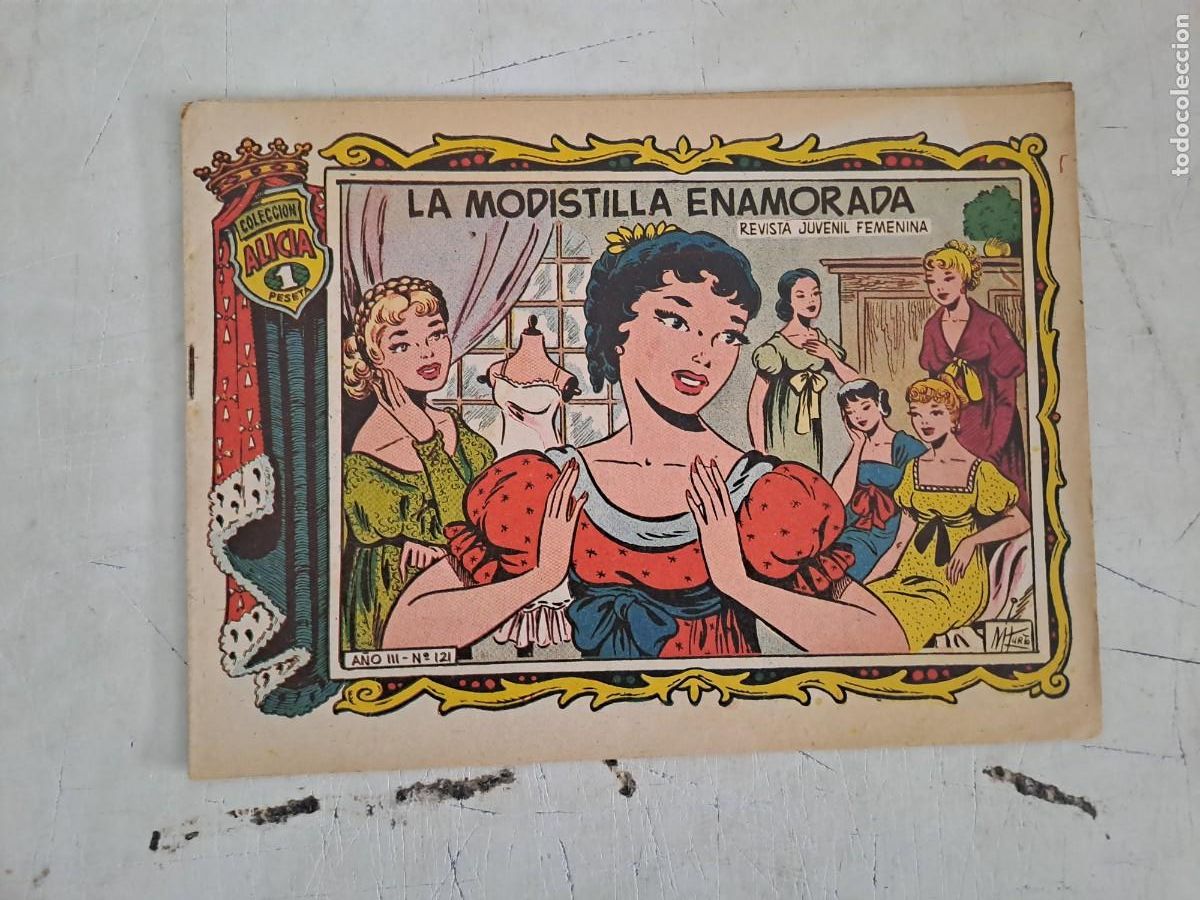 Tebeos: Alicia 121, la modistilla enamorada, Toray en buen estado Bolsa DA