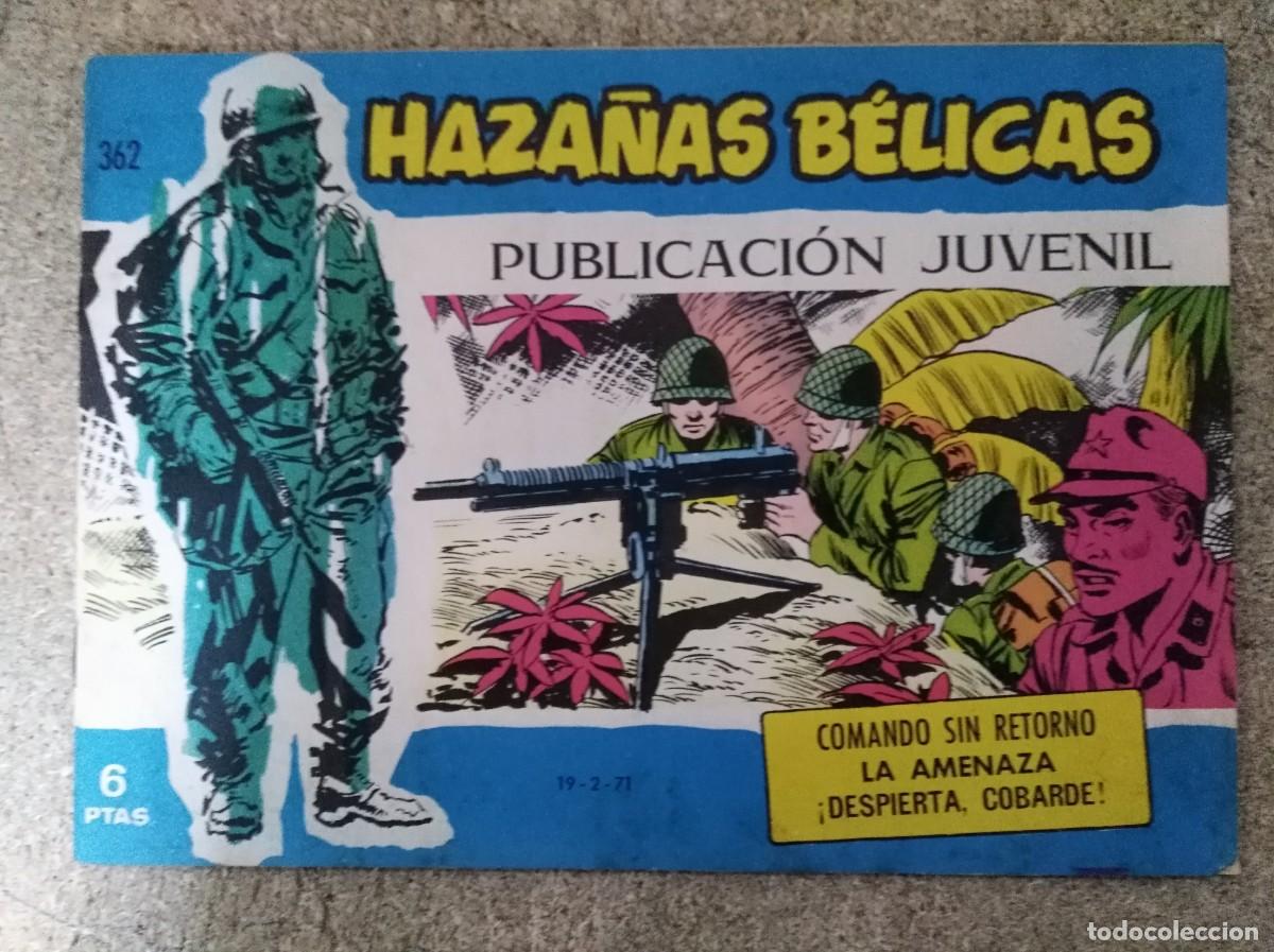Tebeos: Haza&ntilde;as Belicas 362.Serie Azul.Toray