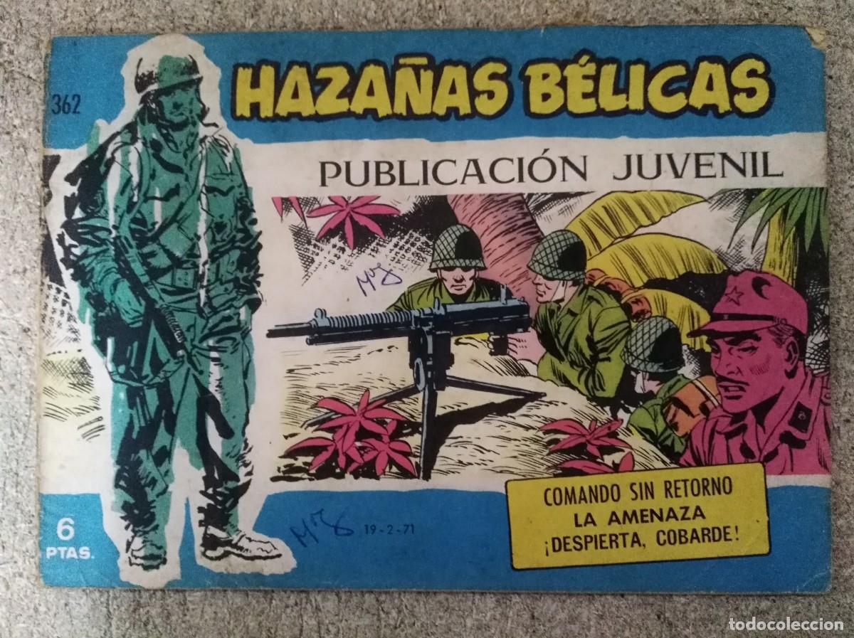 Tebeos: Haza&ntilde;as Belicas 362.Serie Azul.Toray