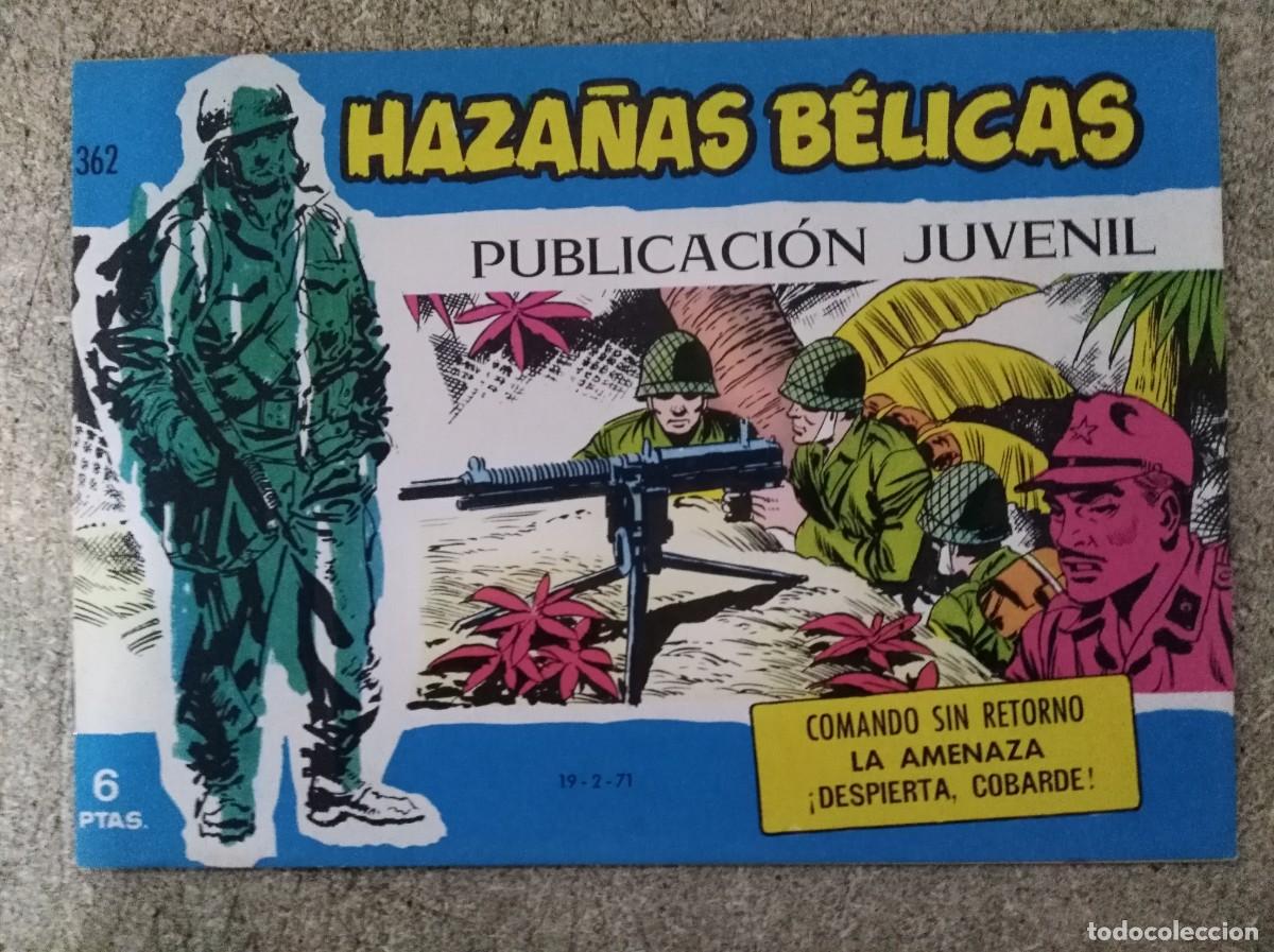 Tebeos: Haza&ntilde;as Belicas 362.Serie Azul.Toray