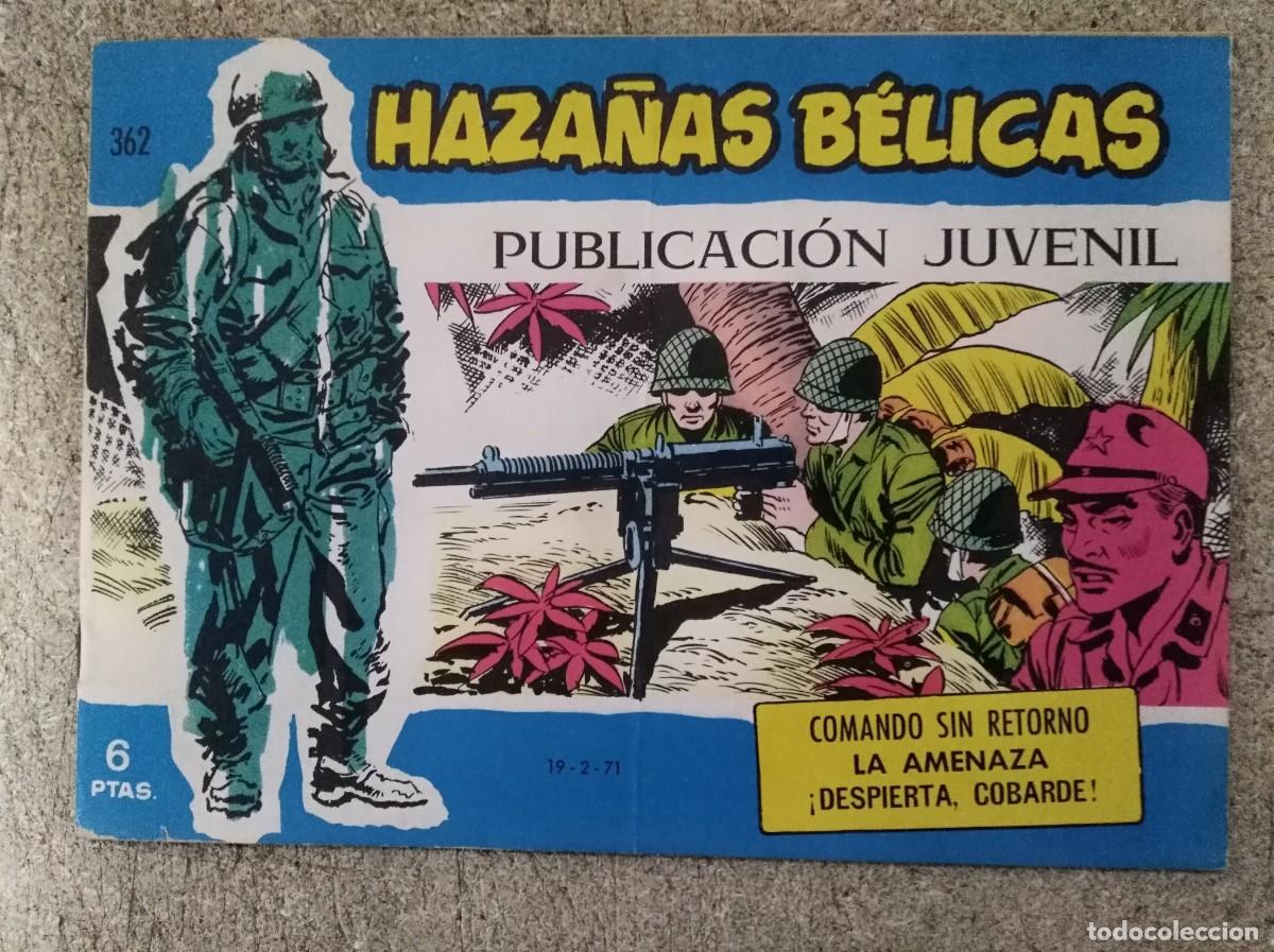 Tebeos: Haza&ntilde;as Belicas 362.Serie Azul.Toray