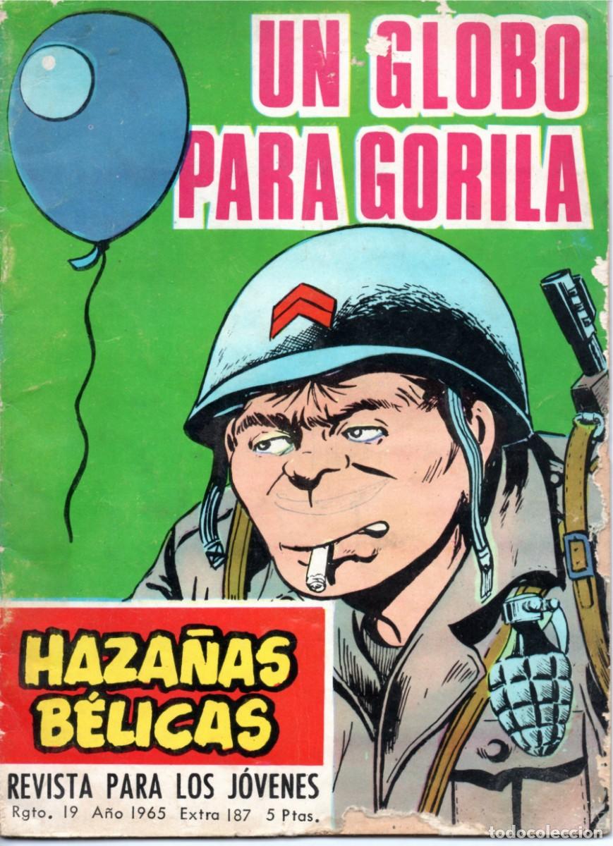 Tebeos: COMIC &rdquo; HAZA&Ntilde;AS B&Eacute;LICAS &rdquo; N&ordm; 187 ED. TORAY 5 PTAS. A&ntilde;o 1965