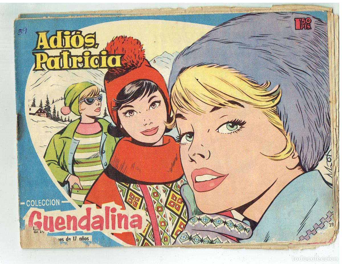 Tebeos: GUENDALINA. N&ordm; 59. ADI&Oacute;S, PATRICIA. CONTRAPORTADA: TORREBRUNO. TORAY, 1959. (B/48.1)