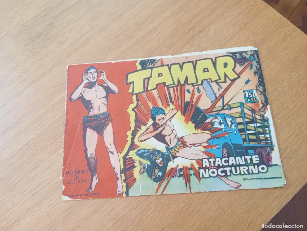 Livros de Banda Desenhada: ORIGINAL. TAMAR N.&ordm; 9 (DE 186). ATACANTE NOCTURNO. GRAPA. EDICIONES TORAY. 1961.