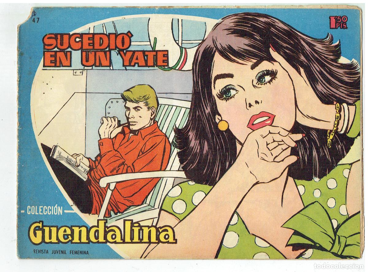 Tebeos: GUENDALINA. N&ordm; 47. SUCEDI&Oacute; EN UN YATE. CONTRAPORTADA: RENATO CAROSONE. TORAY, 1959. (B/48.1)